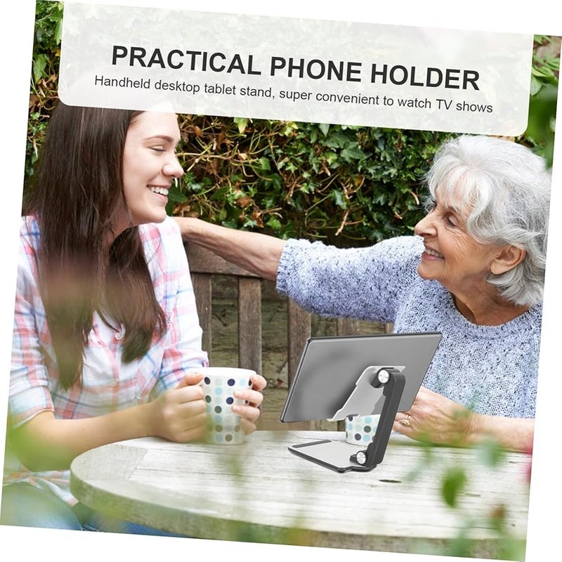 Portable Desktop Phone Tablet Stand Holder for Home Office Wear Resistant Support Rack - Image 3